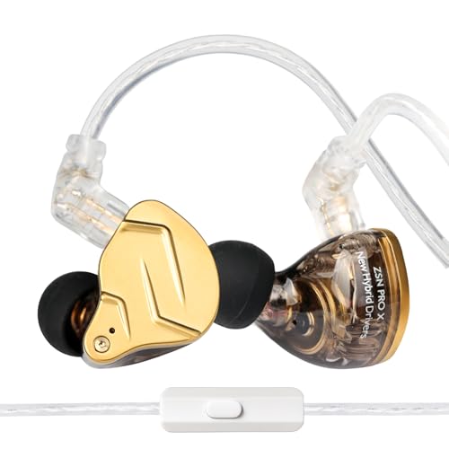 Fones de ouvido KZ ZSN PRO X Dual Driver, fone de ouvido com som